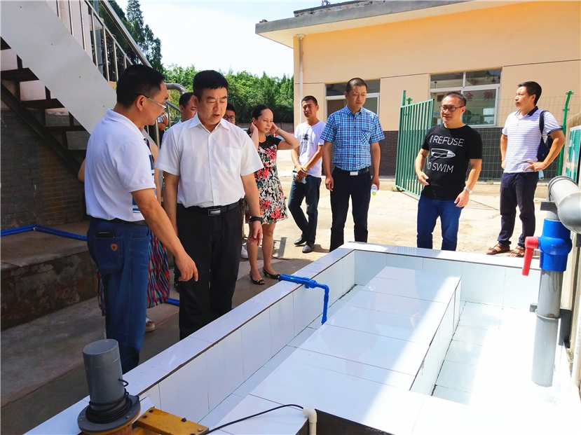 市国资委党委书记、主任雷光明一行到固废处置公司检查工作